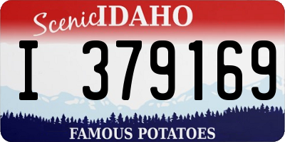 ID license plate I379169