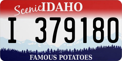 ID license plate I379180