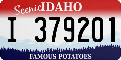 ID license plate I379201