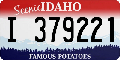 ID license plate I379221