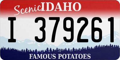 ID license plate I379261