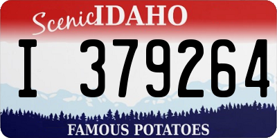 ID license plate I379264