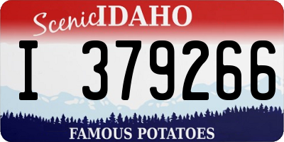 ID license plate I379266