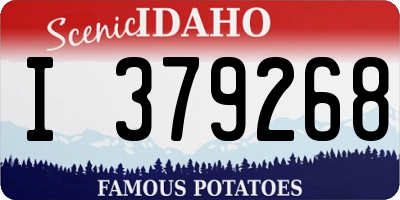 ID license plate I379268