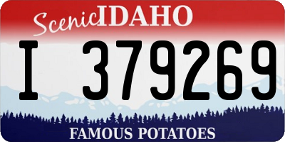 ID license plate I379269