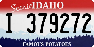 ID license plate I379272