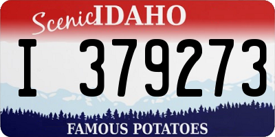ID license plate I379273