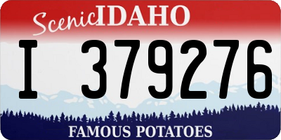 ID license plate I379276