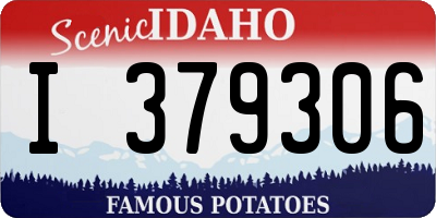 ID license plate I379306