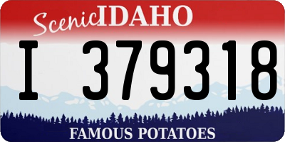 ID license plate I379318