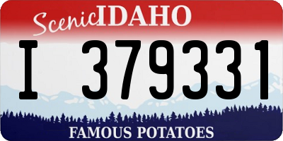 ID license plate I379331