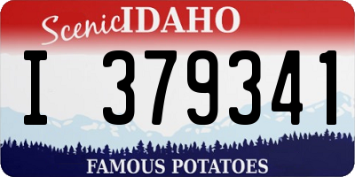 ID license plate I379341