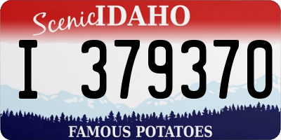 ID license plate I379370