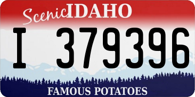 ID license plate I379396