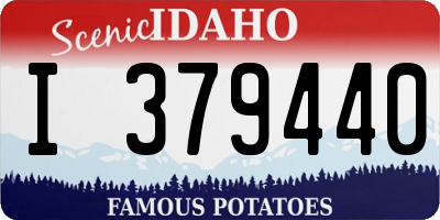 ID license plate I379440