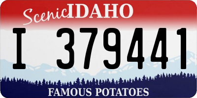 ID license plate I379441
