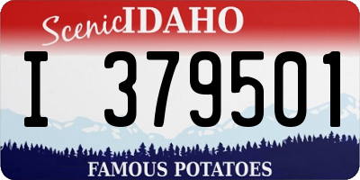 ID license plate I379501