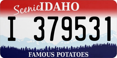 ID license plate I379531