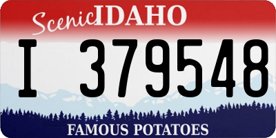 ID license plate I379548