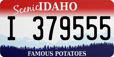 ID license plate I379555