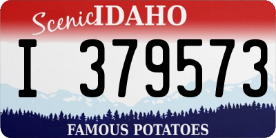 ID license plate I379573