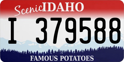 ID license plate I379588