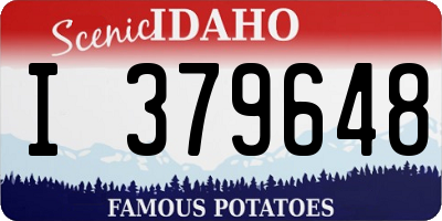 ID license plate I379648