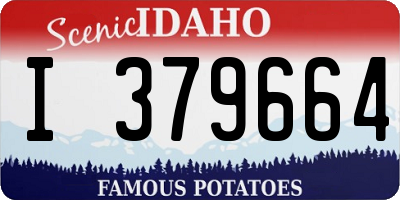 ID license plate I379664