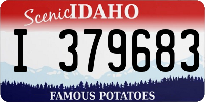 ID license plate I379683