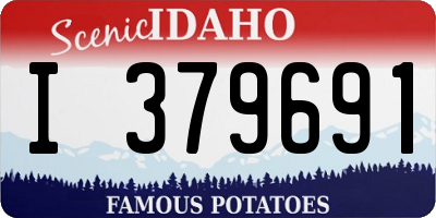 ID license plate I379691