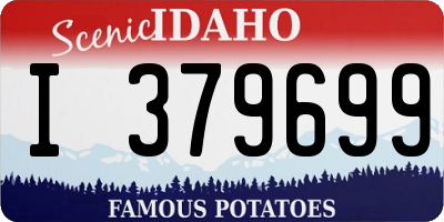 ID license plate I379699