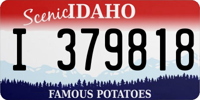 ID license plate I379818