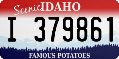 ID license plate I379861
