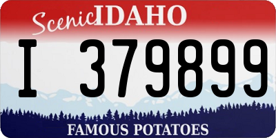 ID license plate I379899