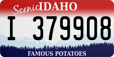 ID license plate I379908