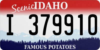 ID license plate I379910