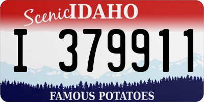 ID license plate I379911