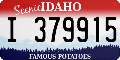 ID license plate I379915
