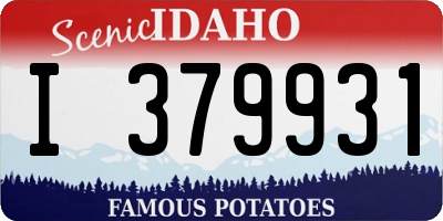 ID license plate I379931