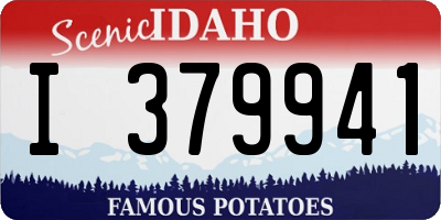 ID license plate I379941