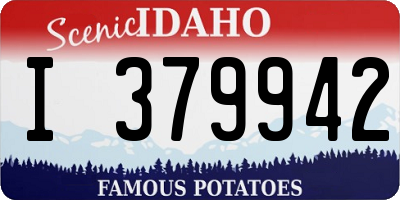 ID license plate I379942