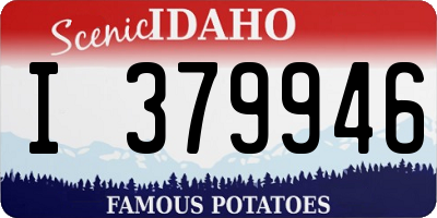 ID license plate I379946
