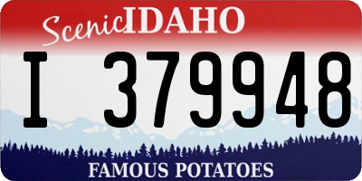 ID license plate I379948