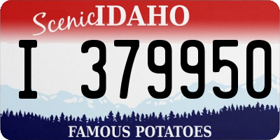 ID license plate I379950