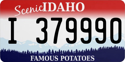 ID license plate I379990