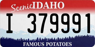 ID license plate I379991