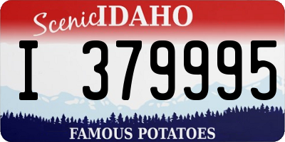ID license plate I379995