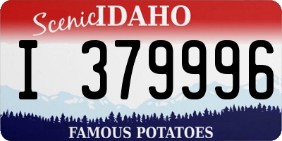 ID license plate I379996