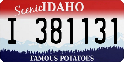 ID license plate I381131