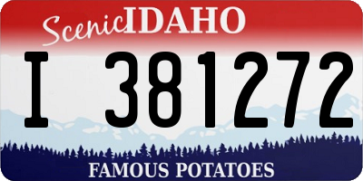 ID license plate I381272